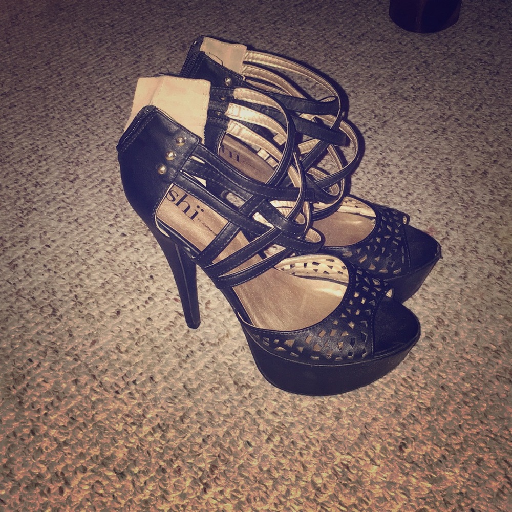 A pair of heels.
